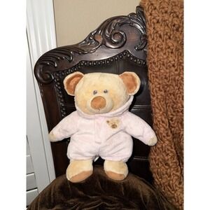 Ty Pluffies Baby Pink Bear Plush Soft Pajamas Teddy Stuffed Animal Toy